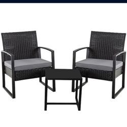 Three-piece Rocking Chairs Patio Chairs Outdoor Chairs Patio Set Patio Furniture Set Outdoor Patio Furniture Brand New