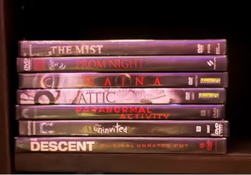Set of horror dvds
