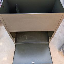 Vantage Cabinet With A Storage And Key In Very Good Condition
