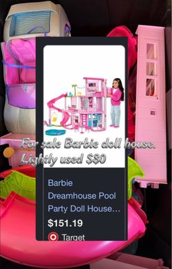 Pet groomer and Barbie doll house