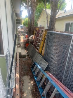 Chain link fence