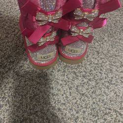 Pink Rhinestone Uggs 