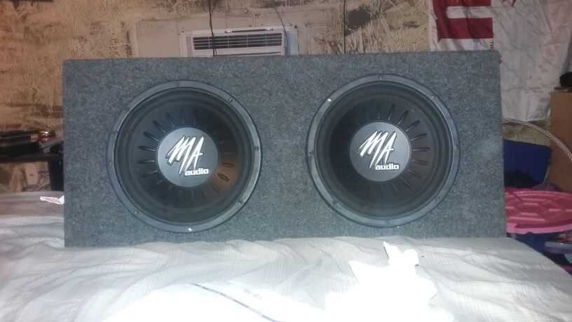 MA AUDIO 10" inch subs 400 watts