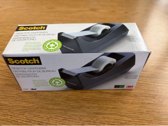 Scotch Desktop Tape Dispenser in Black