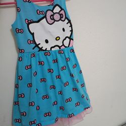 Girl Hello Kitty Dress Size 5