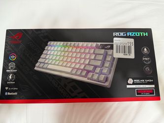 Asus Rog Azoth Wireless White Keyboard