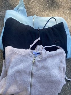 3 cropped zip ups