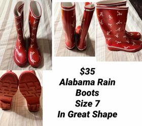 (2) Pair Women’s Rain Boots $35 Each