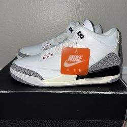 Jordan 3 Retro White Cement Reimagined Men’s Size 12 , 11.5 , 11 , 10.5 , 9.5 New 