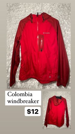 Red Colombia Windbreaker 