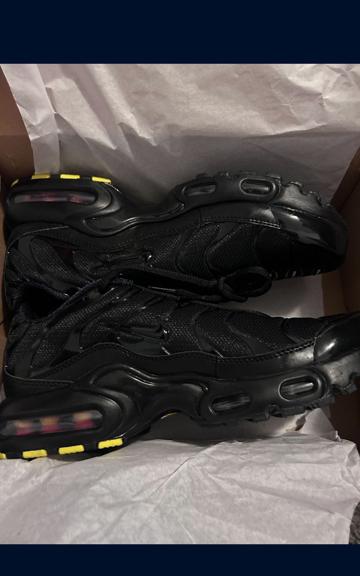 NIKE AIR MAX PLUS (GS) Black
