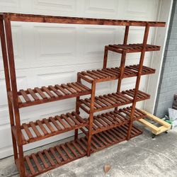 Plant Holder/Rack Solid Wood