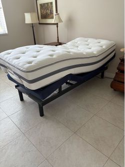 Serta I series motion twin bed
