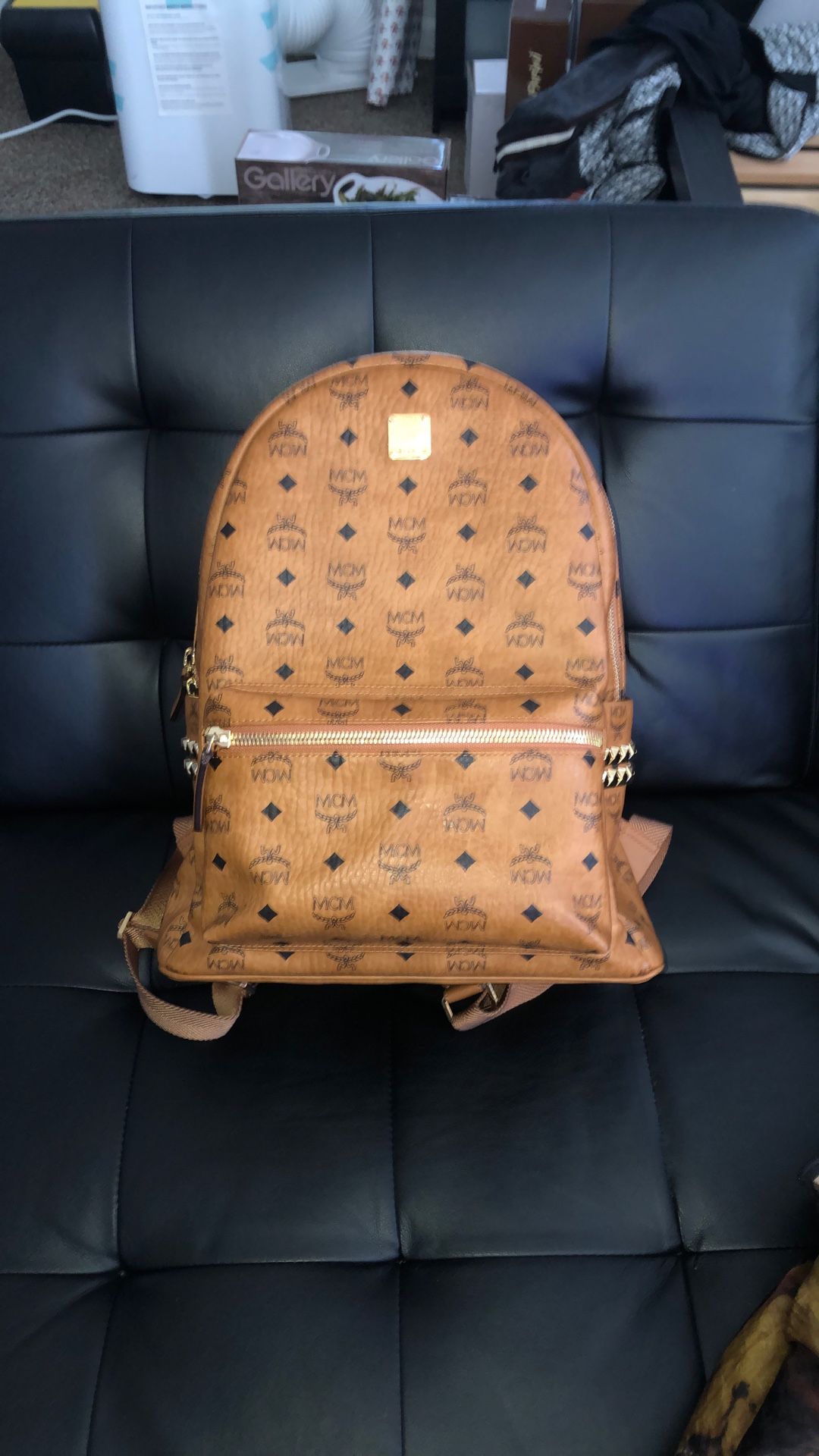 MCM Backpack Stark Side Studs Backpack.