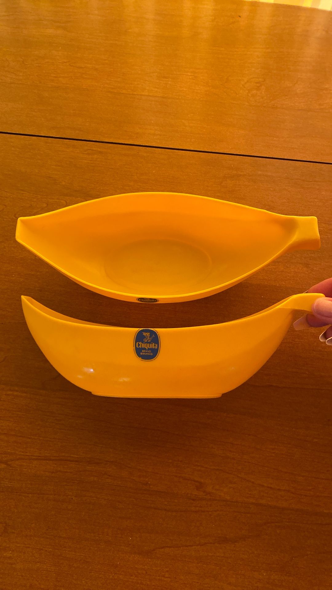 2 vintage Chiquita banana split bowls Banana Bowls