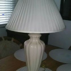 Glass Table Lamp! Excellent Shape!