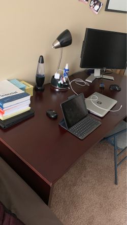 Mahogany Wood Desk Brand new and still in the box