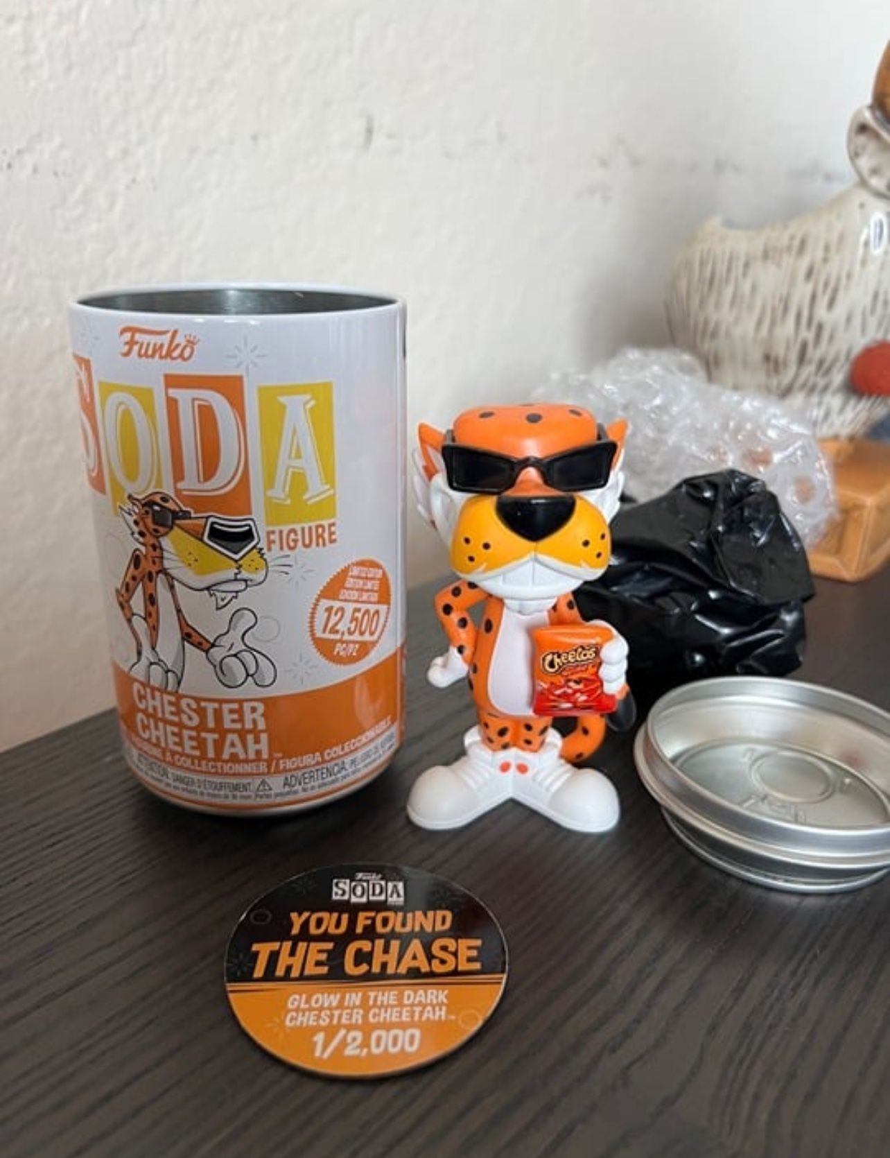 CHASE LIMITED EDITION GLOW Chester Cheetah w/ Cheetos Funko Soda Ad Icons GITD