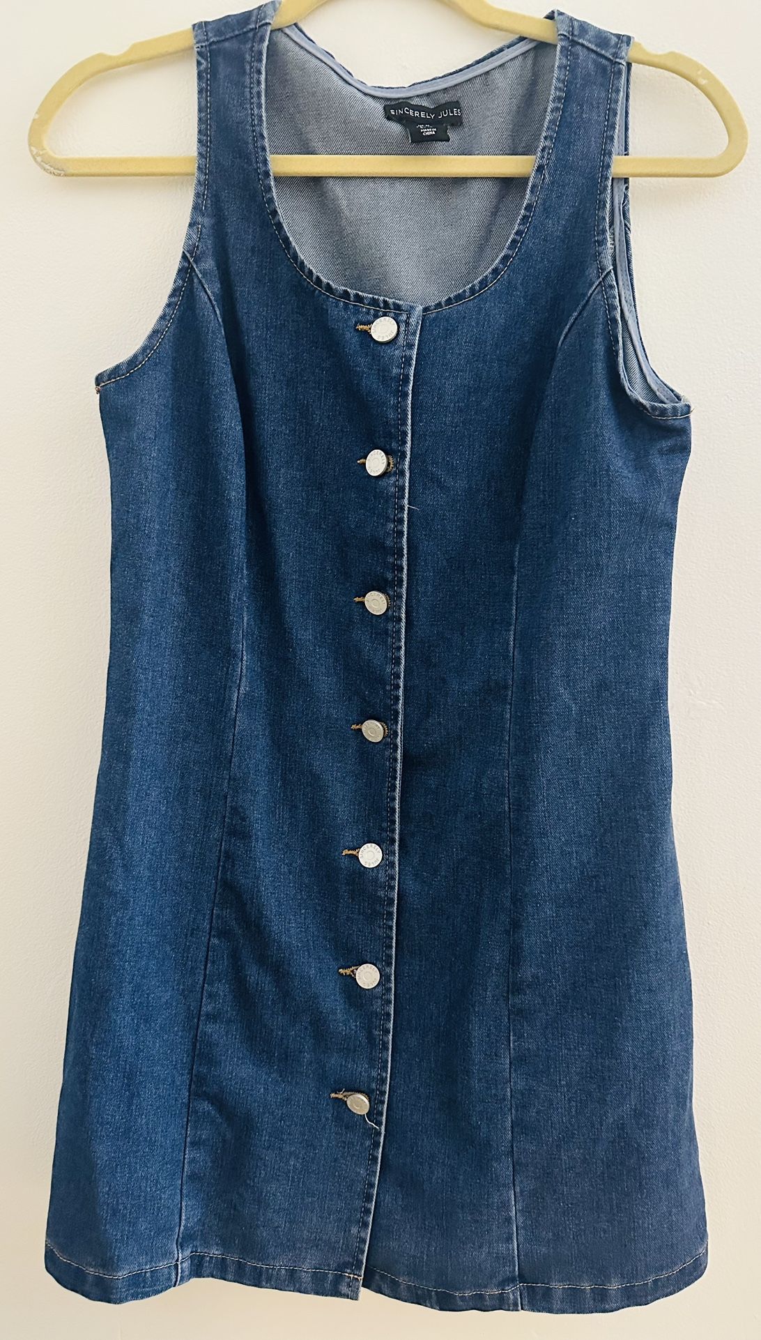 Sincerely Jules Denim Button-Down Dress – Size M