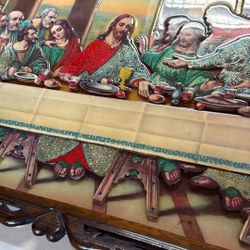 Last Supper Wooden Frame