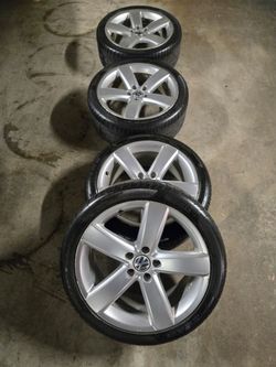 Rims. 18. Vw. 5x112 Good Condition. Gti. Gli. Cc.