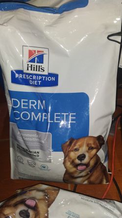 Hillscience Diet 24lb Prescription Derm Complete Dry Dog food 