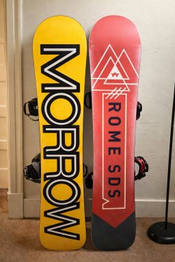 2 Snowboards w/ Bindings – Complete Bundle (Ready to Ride)