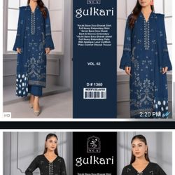 Pakistani Dresses Winters 3 Piece Dress