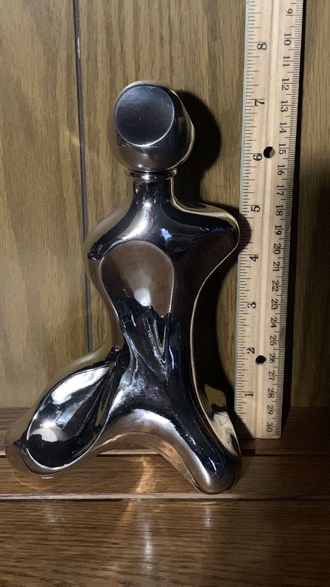 Vintage Avon Futura Wild Country Cologne in 5 Oz Metal Chrome Decanter & Box New