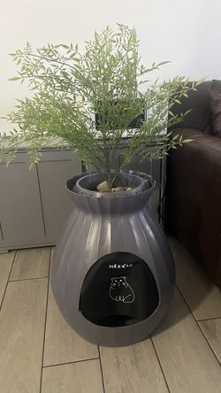 Plant cat littler box