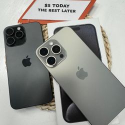 Apple IPhone 15 Pro Max 5G - Pay $1 DOWN AVAILABLE - NO CREDIT NEEDED
