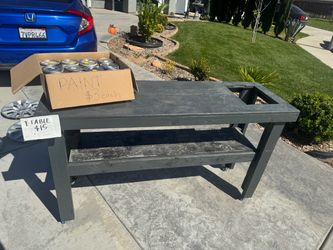 Grey table