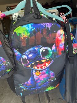 New stitch, three-piece backpack set