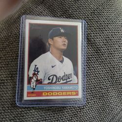 Yoshinobu Yamamoto Card ♦️