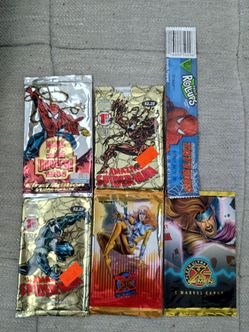 90's & 2007 Marvel Card & Candy Wrappers