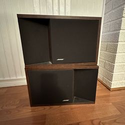 Bose 201 ii Bookshelf Speakers Vintage Walnut