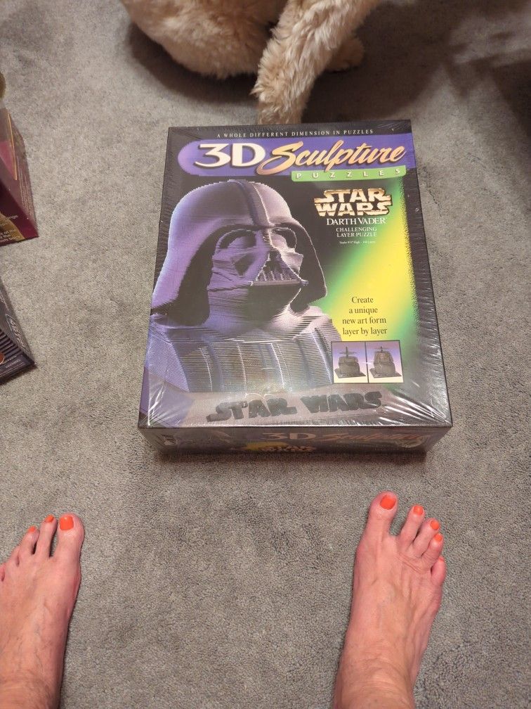 3D Sculpture Puzzles Star Wars Darth Vader Challenging Layer Puzzle