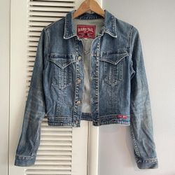 Distressed Hard Tail Jeans Denim Jacket
