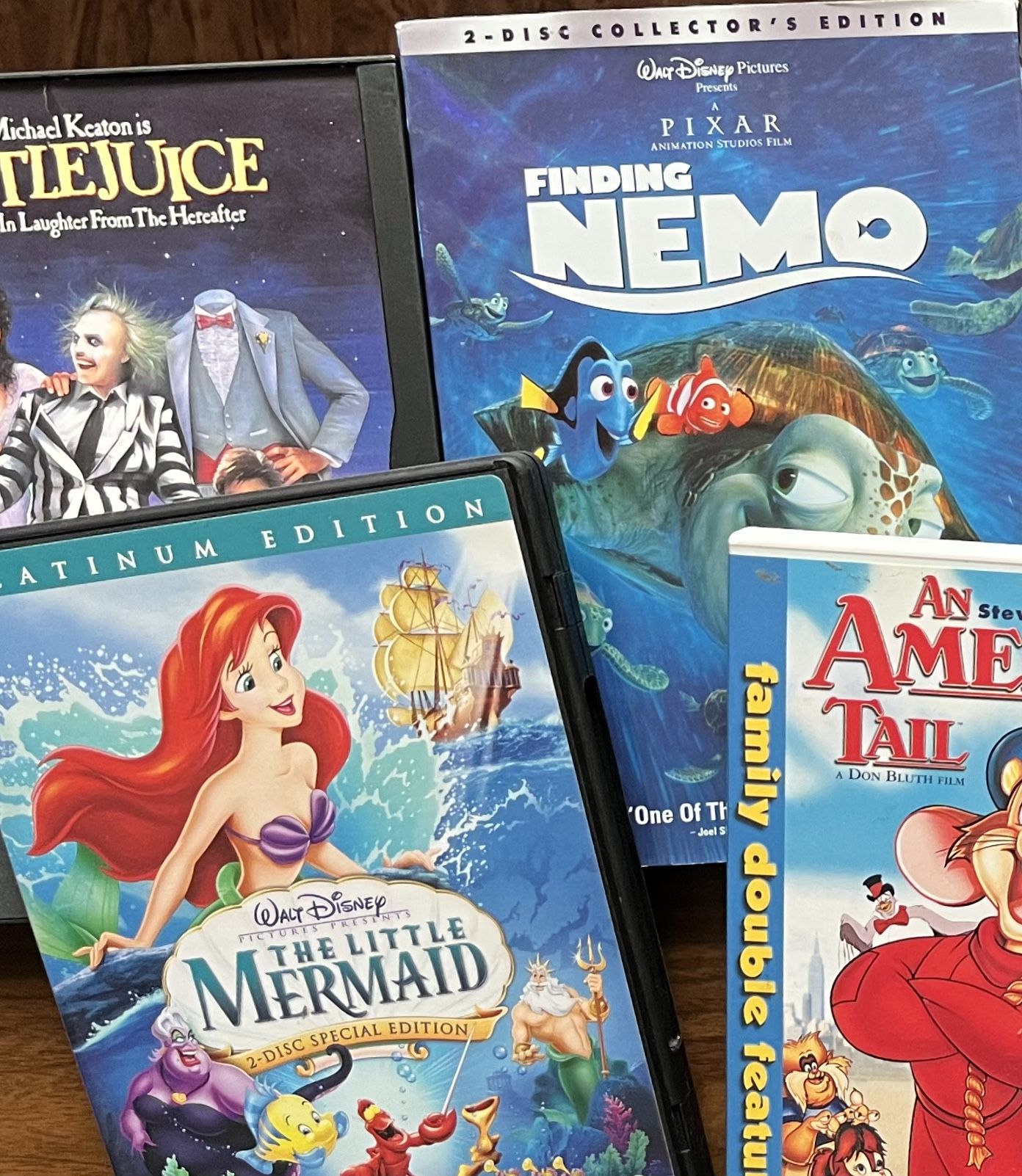 Walt Disney DVDs (set of 7)