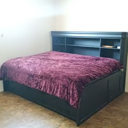Full Size Wooden Bed Frame 