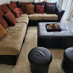 L-shaped sofa for living room
