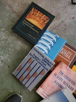 Lot Of Ten Quality Control Books