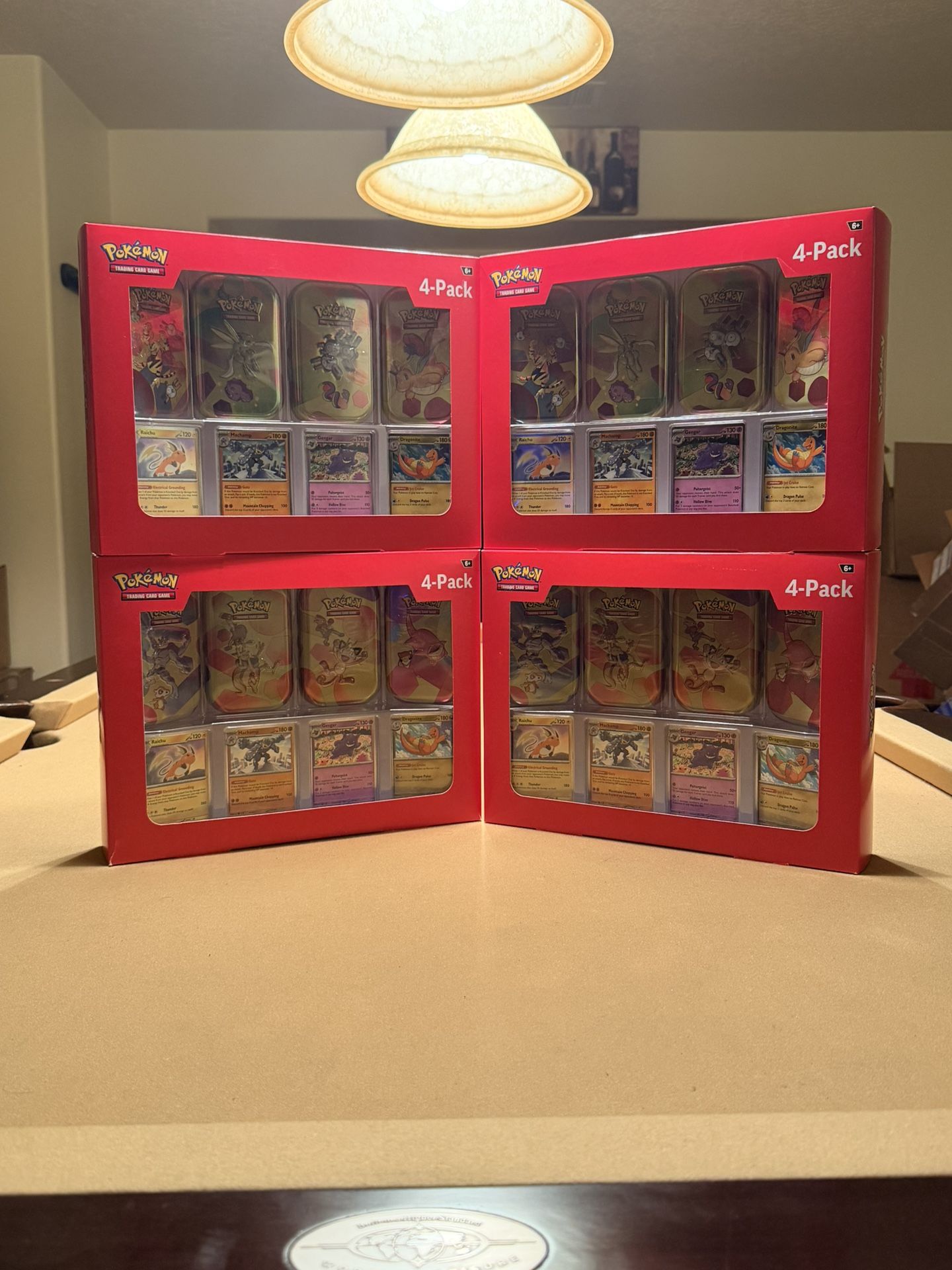 Pokemon TCG Scarlet & Violet 151 Sam's Club (4 Mini Tins + 4 Promo Cards Bundle) (New)