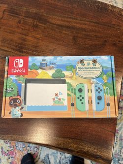 Nintendo Switch Special Edition Animal Crossing New Horizons - $300 