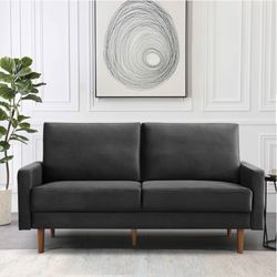 Velvet Love Seat + Sofa 4 colors 57”/69”