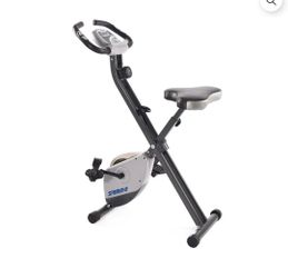 Stamina Cardio Folding Exercise Bike with Heart Rate Sensors and Extra Wide Padded Seat