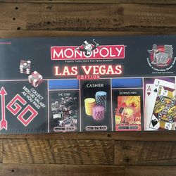 Never Opened Monopoly Game- Las Vegas Edition