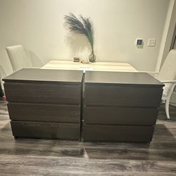 IKEA Malm Dressers and Nightstand
