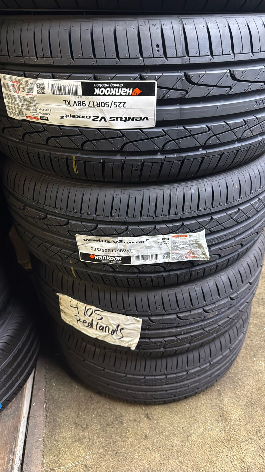225/50/17 Hankook Tires π