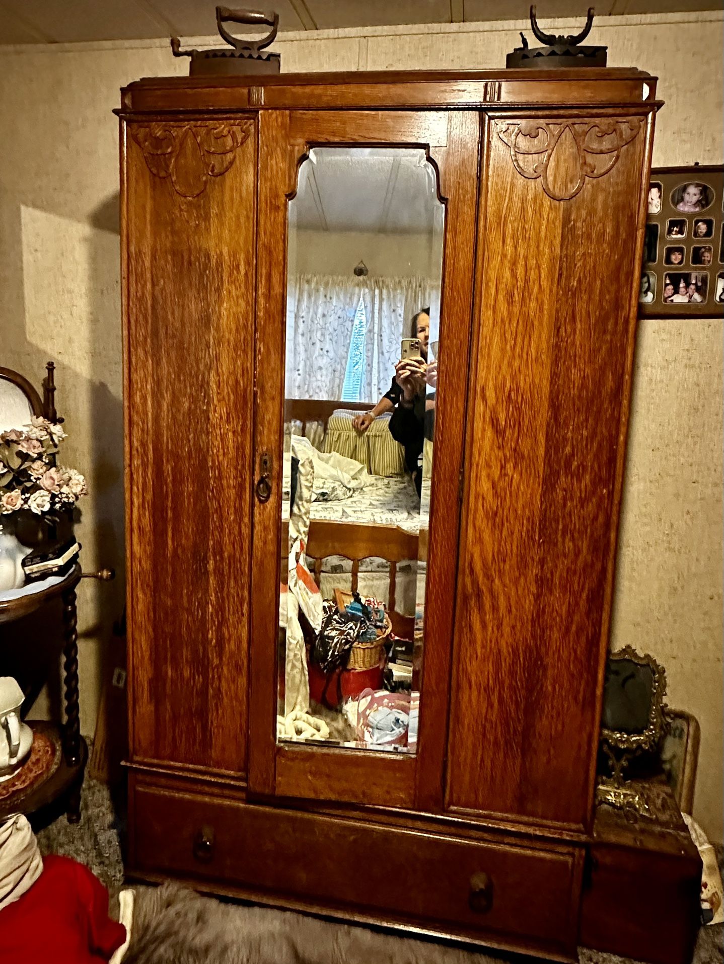 Antique Victorian Armoire 